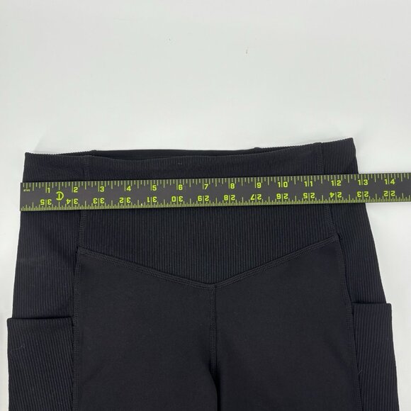 The North Face Dune Sky 9" Tight Biker Shorts Black Pocket Women's Size Medium - Picture 8 of 11